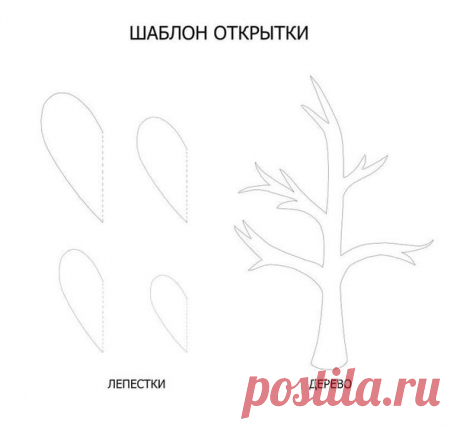 Цветочная открытка