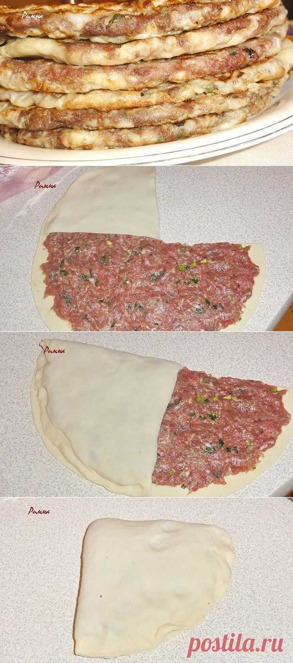 китайские лепешки с мясом