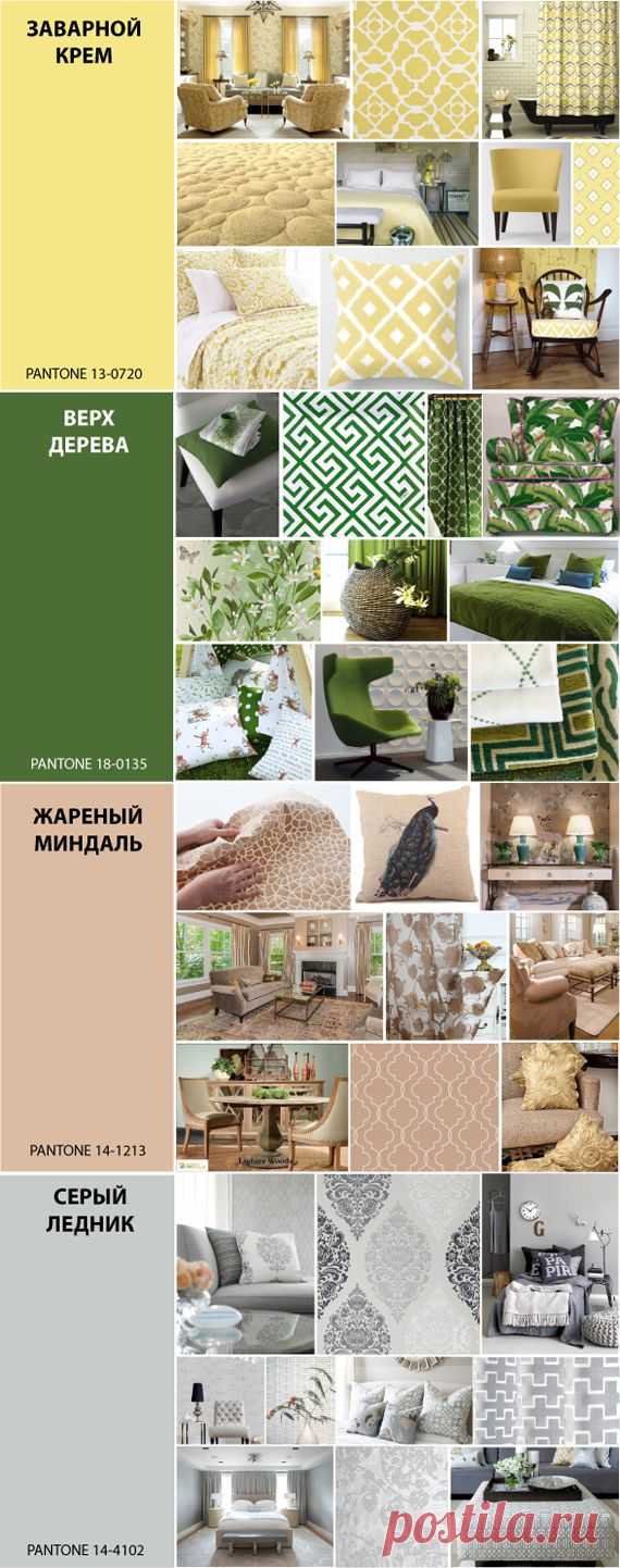 Модные интерьеры 2015. Сочетание цветов