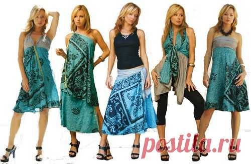 Двуслойная юбка-трансформер "Кариза". МК