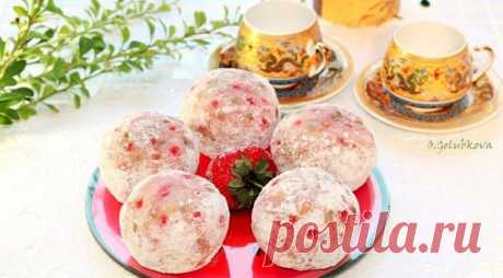 Дайфуку с клубникой, пошаговый рецепт с фото