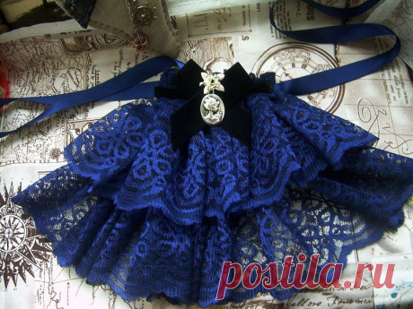 Накладные воротнички. Ручная работа.