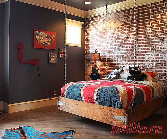 Подвесная кровать (45 фото): сладкий сон на парящем облаке