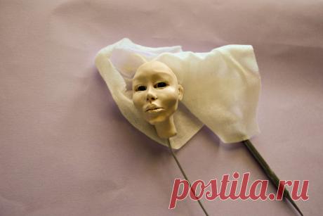 Рождение авторской куклы. Проработка образа и лепка лица – Ярмарка Мастеров