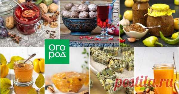 Заготовки с орехами на зиму – самые лучшие рецепты Орехи в основном принято есть свежими, и это далеко не главный компонент в составе сладких и соленых консервов на зиму. Но если вы добавите горсточку-другую в варенье, джем, аджику и даже чай, то эти заготовки станут еще вкуснее. А еще можно сделать козинаки.