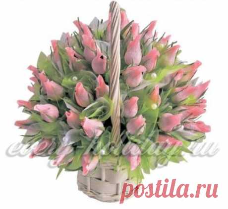 Букет из конфет своими руками: пошаговое фото для начинающих