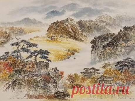 Корейская живопись.Пак Хи Тхэк - Park Hee Tak (박희탁). Республика Корея Пак Хи Тхэк - Park Hee Tak (박희탁) художественное образование получил в Андонском национальном университете, г. Андон. Республика Корея. Его творчество позиционируется как традиционная корейская живопис...