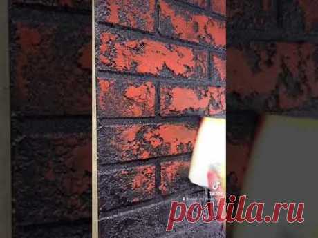 Клинкерный кирпич своими руками !!! Лофт Кирпич ! Loft BRICKS