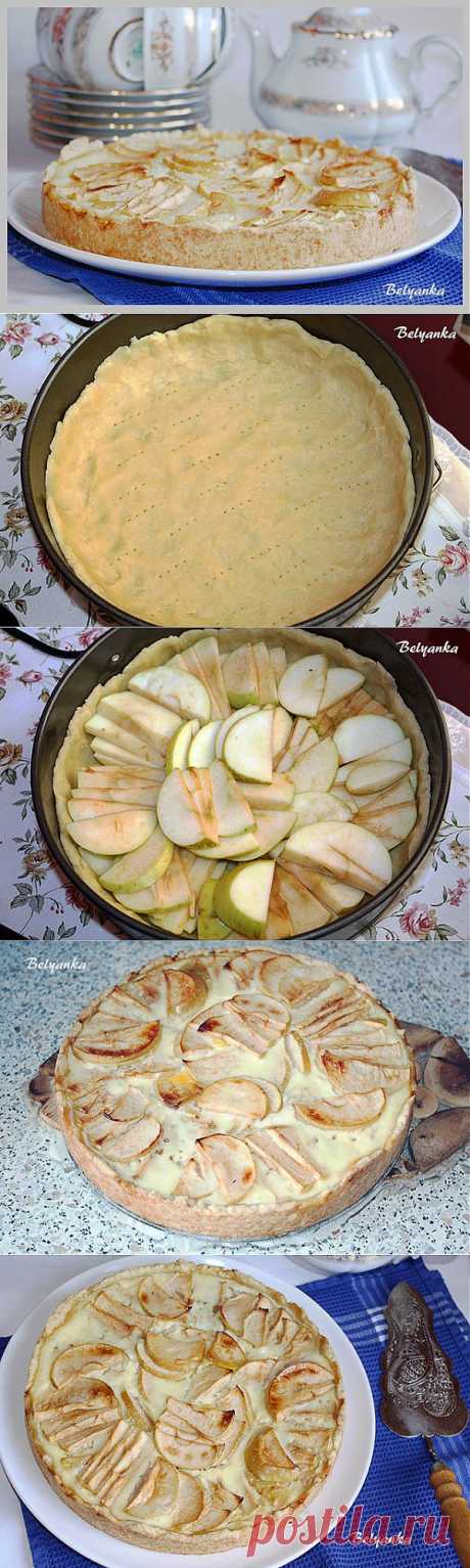 Вкусные и простые рецепты: Немецкий яблочный пирог с йогуртом
