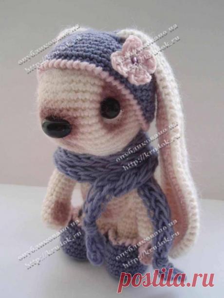 Зайка Джулия, связанная крючком