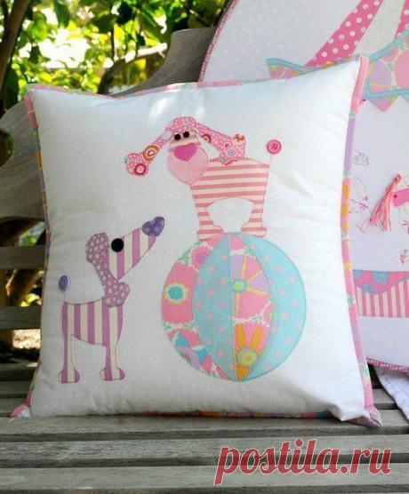 Подушки с аппликацией | Умелые ручки