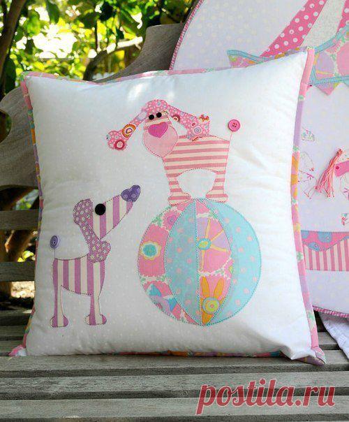 Подушки с аппликацией | Умелые ручки