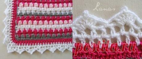 Яркий полосатый плед (Вязание крючком) — Журнал Вдохновение Рукодельницы