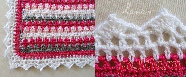 Яркий полосатый плед (Вязание крючком) — Журнал Вдохновение Рукодельницы