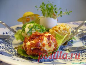 Сырные яйца. Рецепт c фото, мы подскажем, как приготовить!