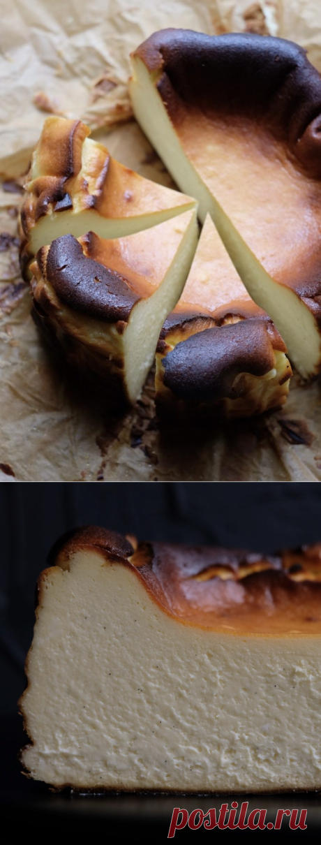 Баскский чизкейк San Sebastian • Dolce Vita Blog