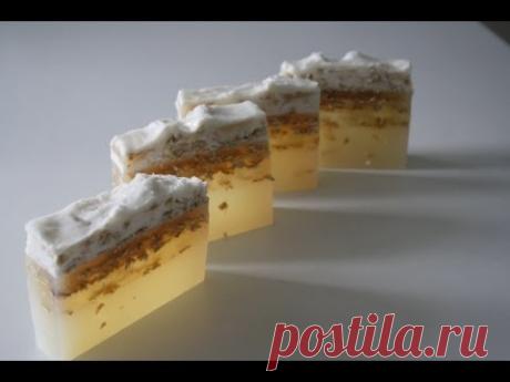 Мыло с овсянкой и сливками. Soap with oatmeal and cream - YouTube