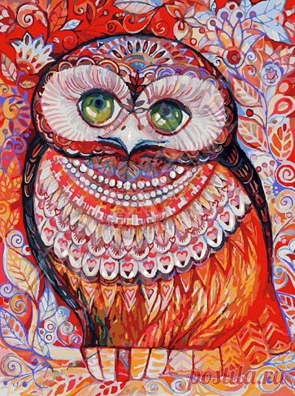 Медовая сова 3074-CS. Наборы для раскрашивания > Белоснежка > Животные.