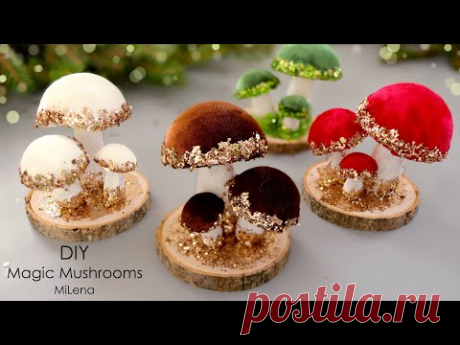 ВОЛШЕБНАЯ ПОЛЯНА 🍄 НОВОГОДНИЙ ДЕКОР 🎄 Magic Glade ✨ Christmas Decor