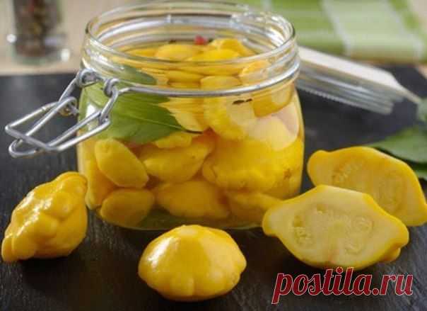 Маринованные патиссоны