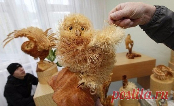 Чудеса из древесной стружки