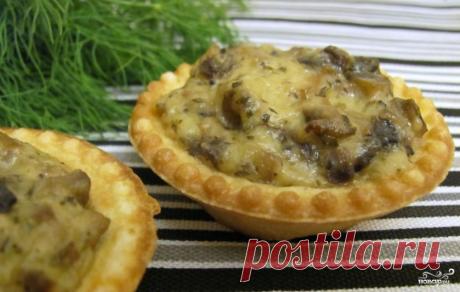 Тарталетки с грибами и сыром - пошаговый кулинарный рецепт с фото на Повар.ру