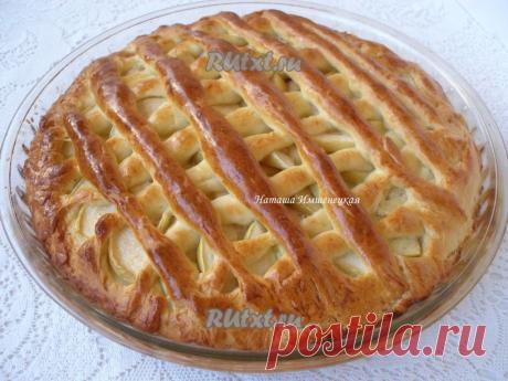 Дрожжевой пирог с яблоками (рецепт с фото) | RUtxt.ru