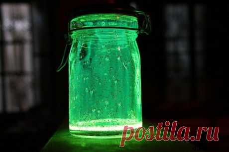 Как сделать светящуюся банку в домашних условиях