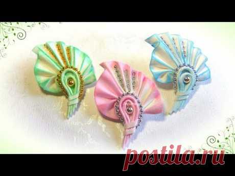 Бутоньерка для гостей на свадьбу брошь из фоамирана / Boutonniere for wedding