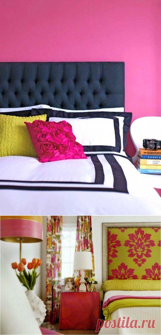 Спальня в ярких красках