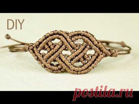 Celtic Style Macrame Bracelet