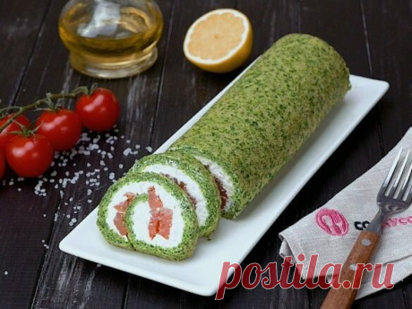 Невероятно вкусный рулет с семгой, который за 5 минут исчезает со стола