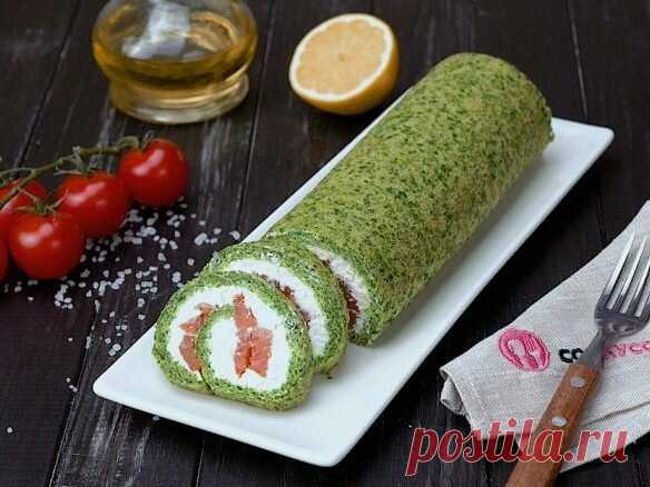 Невероятно вкусный рулет с семгой, который за 5 минут исчезает со стола