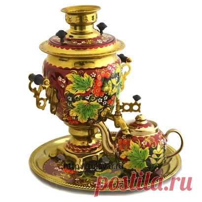 Самовар электрический «Рябина» цена 9900 руб в наборе