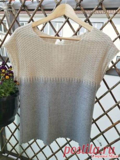 . Футболка женская крючком - Вязание - Страна Мам