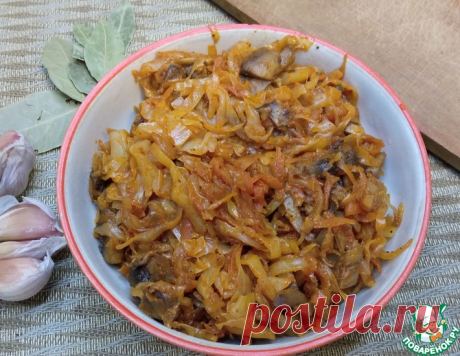 Капустная солянка с грибами – кулинарный рецепт