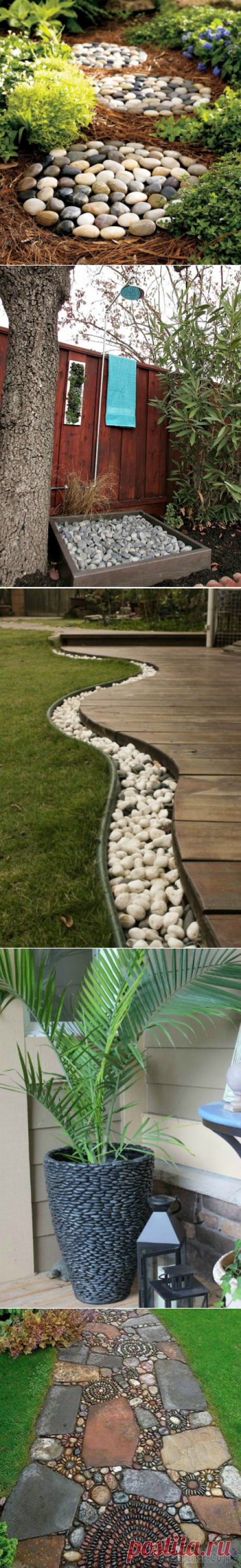 Идеи использования камней в дизайне дома и сада