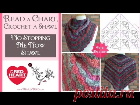 Learn to Read a Crochet Chart and Crochet a Shawl with Marly Bird