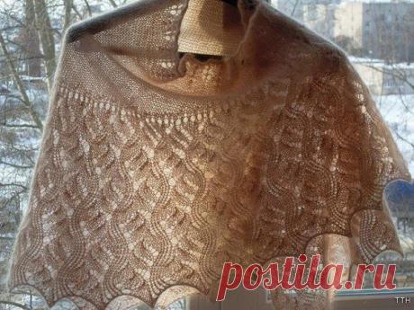 Мини-шаль &quot;Цветущая лаванда&quot;