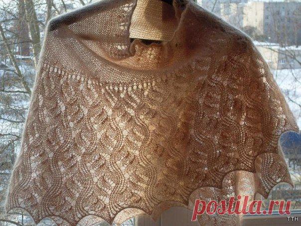 Мини-шаль "Цветущая лаванда"