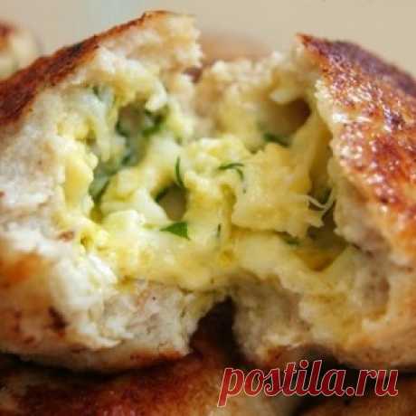 Котлеты с вкусной начинкой. Очень вкусные, нежные, сочные получились котлеты - МирТесен