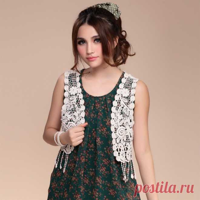 Вязаные крючком жилетки 2014. Модные летние жилетки | 3vision - Fashion blog