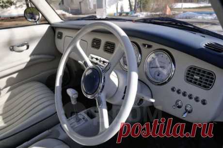 Продается Nissan Figaro 1991 года в Новосибирске, Ты садишься в него и мир преображается, акпп, открытый, стоимость 990 тыс.р., 1 литра, бензин, бу