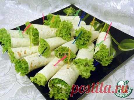 Закусочные рулетики с говядиной и грецким орехом - кулинарный рецепт