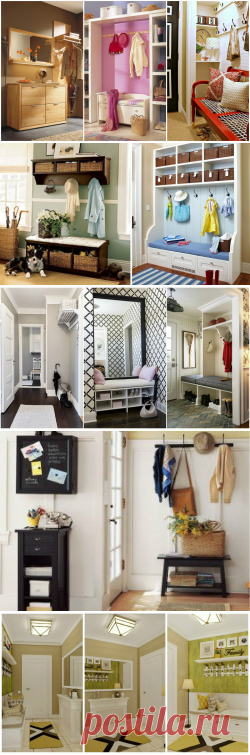 Маленькая прихожая, функциональный интерьер, фото