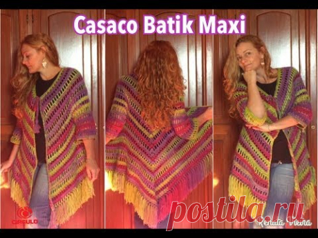 Casaco Batik Maxi