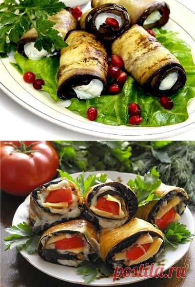 Как приготовить рулетики из баклажанов | ocharowashka.ru