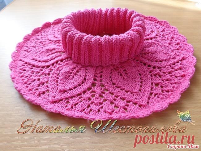 Ажурная манишка - Вязание - Страна Мам