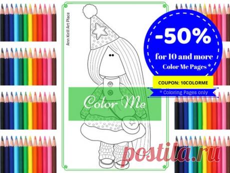 Handmade Card Stamp, Digital Download, Family Home Activity, Stay at Home, Coloring Page, Interior Decor Idea, Girl Digi Stamp by Kristina Hello, dear visitor! We are happy you are here!  Here we present new product at our shop – doll stamps and coloring pages. Our girl digital files are good for coloring, scrapbooking, cardmaking and interior decor.  Attached are 2 JPEG files: 1. girl with face 2. girl without face  Size is standard