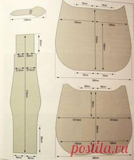 How to sew a bag of leather. Pattern 2 /  Как сшить сумку из кожи. Выкройка 2